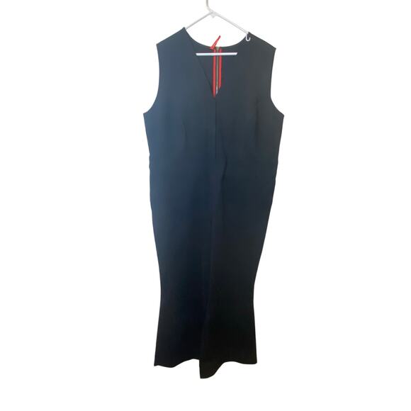 NEW Spanx The Perfect Jumpsuit Flare Sleeveless  in Black  Plus Size 2X NWT - Picture 1 of 12
